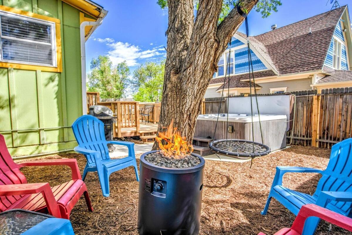 The Vibrant Victorian Hot Tub & Fire Pit In Occ Villa Colorado Springs Eksteriør bilde